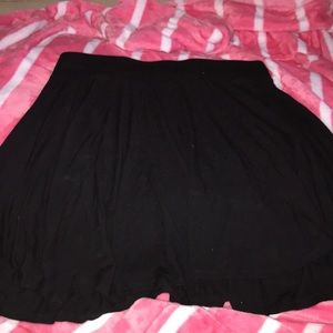 black skirt